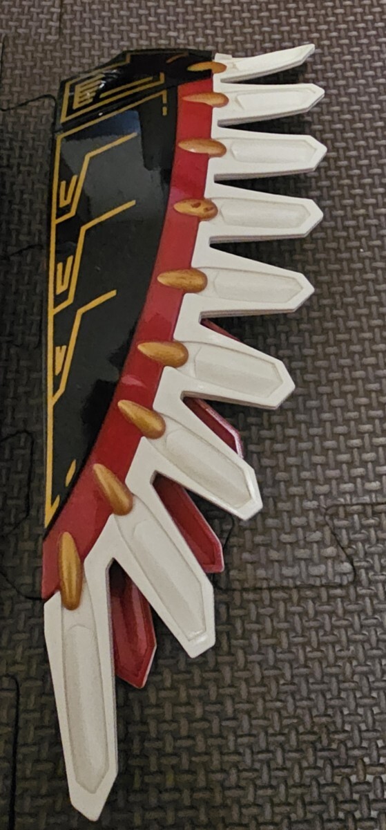 バンダイ製 百獣戦隊ガオレンジャー パワーアニマルシリーズ DXガオファルコンの羽根(左右セット) ガオイカロス、部品_画像4