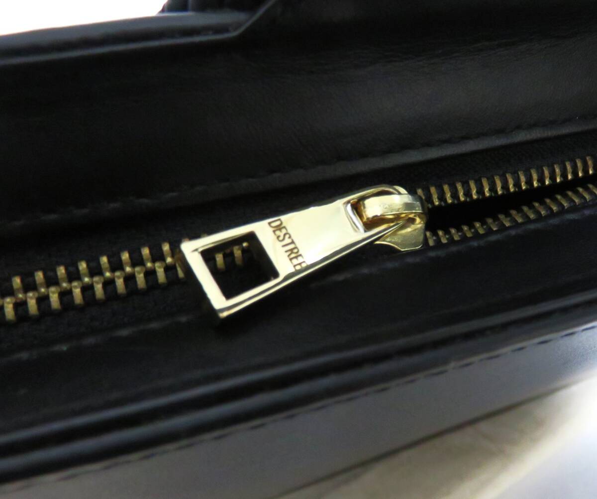 送料無料 定価11.3万 新品 DESTREE ALBERT S PASSEMENTERIE ブラック スペイン製 デストレー ハンド バッグ トート_画像7