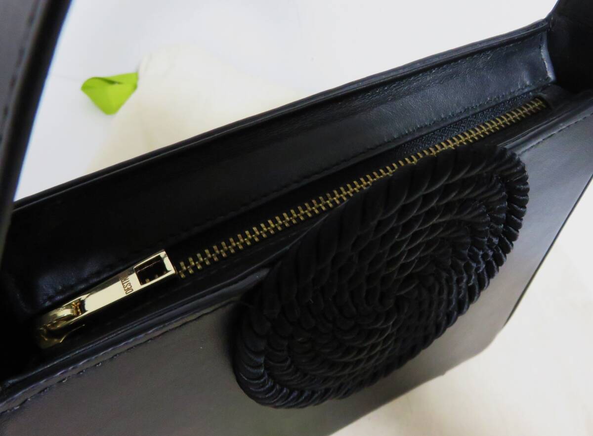 送料無料 定価11.3万 新品 DESTREE ALBERT S PASSEMENTERIE ブラック スペイン製 デストレー ハンド バッグ トート_画像6