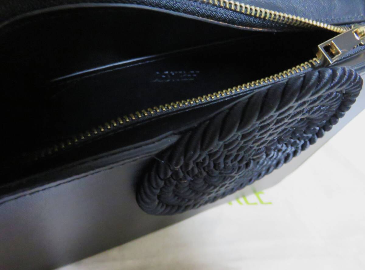 送料無料 定価11.3万 新品 DESTREE ALBERT S PASSEMENTERIE ブラック スペイン製 デストレー ハンド バッグ トート_画像8