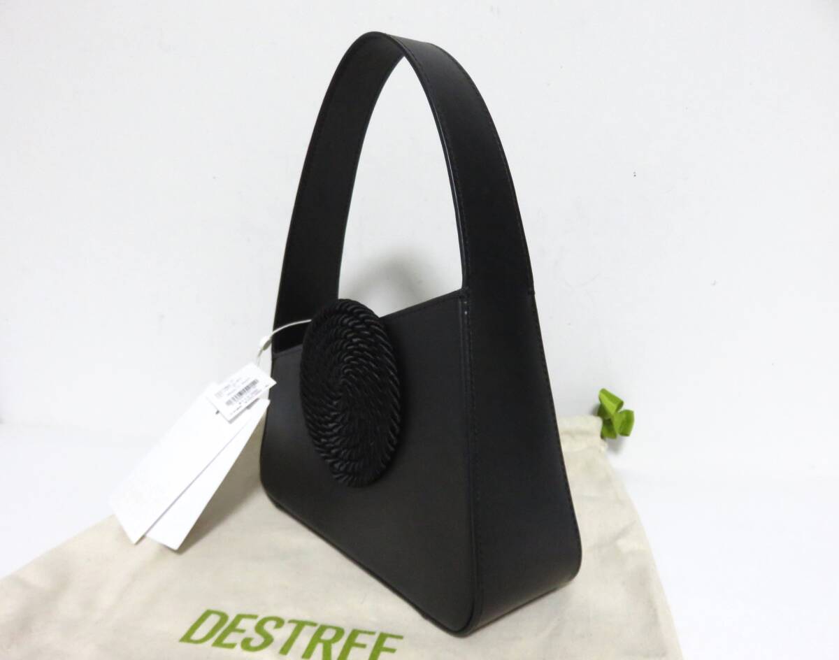 送料無料 定価11.3万 新品 DESTREE ALBERT S PASSEMENTERIE ブラック スペイン製 デストレー ハンド バッグ トート_画像2