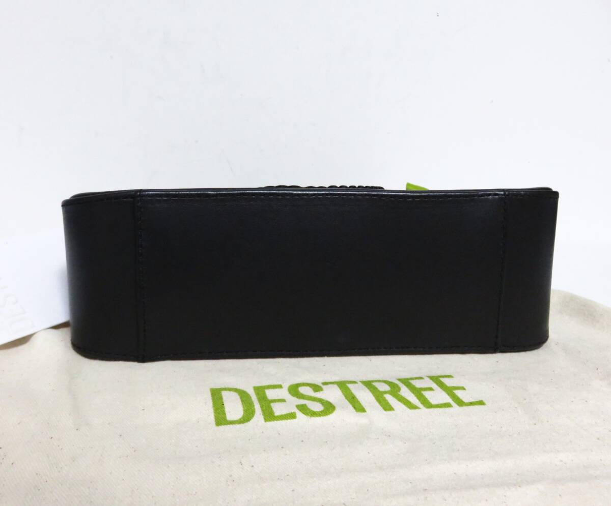 送料無料 定価11.3万 新品 DESTREE ALBERT S PASSEMENTERIE ブラック スペイン製 デストレー ハンド バッグ トート_画像4