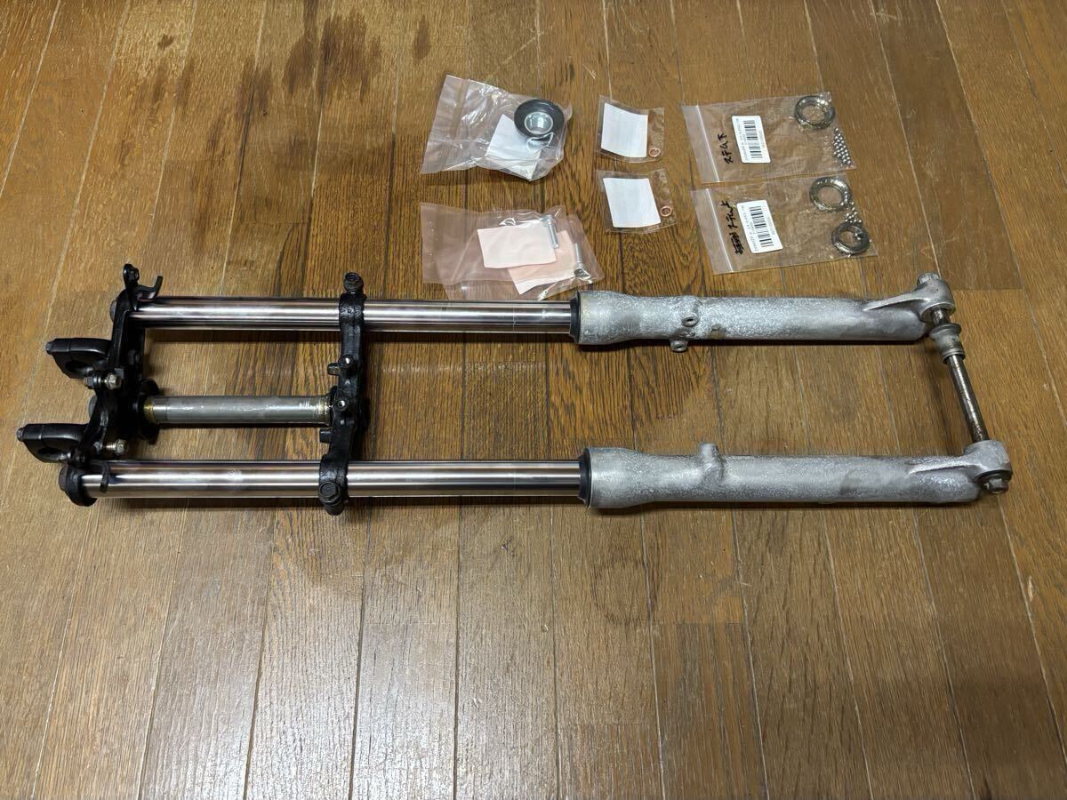 ホンダ MBX50 MBX80 AC03 AC08 HC04 純正 ステム 三又 フロントフォーク インナーフォーク ボトムケース 29mm オーバーホール済み NS50F_画像2