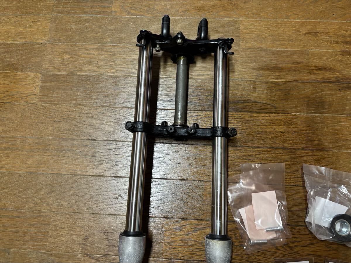 ホンダ MBX50 MBX80 AC03 AC08 HC04 純正 ステム 三又 フロントフォーク インナーフォーク ボトムケース 29mm オーバーホール済み NS50F_画像5