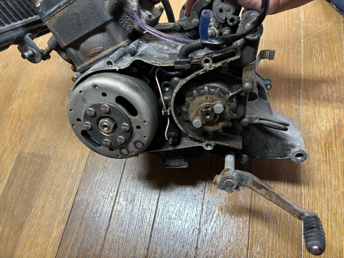 ホンダ MBX50 AC03 前期型 規制前 エンジン 7.2ps 6速 クラッチオーバーホール済み 圧縮あり ラジエター付き 新品部品多付 NS50F NSR NS-1_画像10