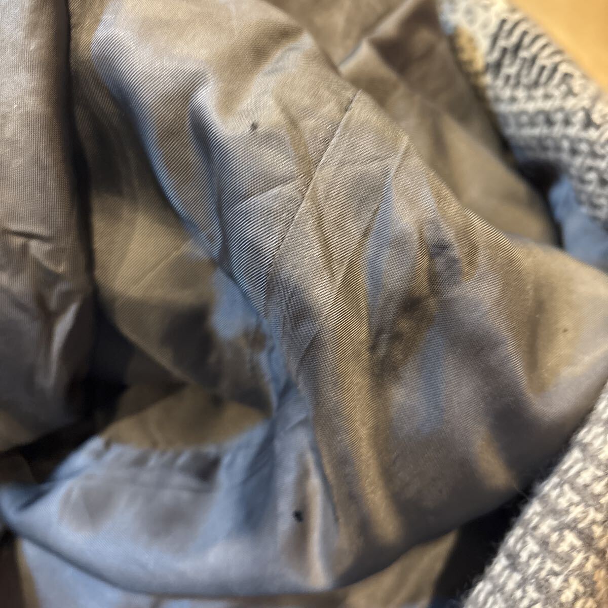 イタリー製LUCIANO SOPRANI アンゴラシルクニットテーラードジャケット 50_画像4