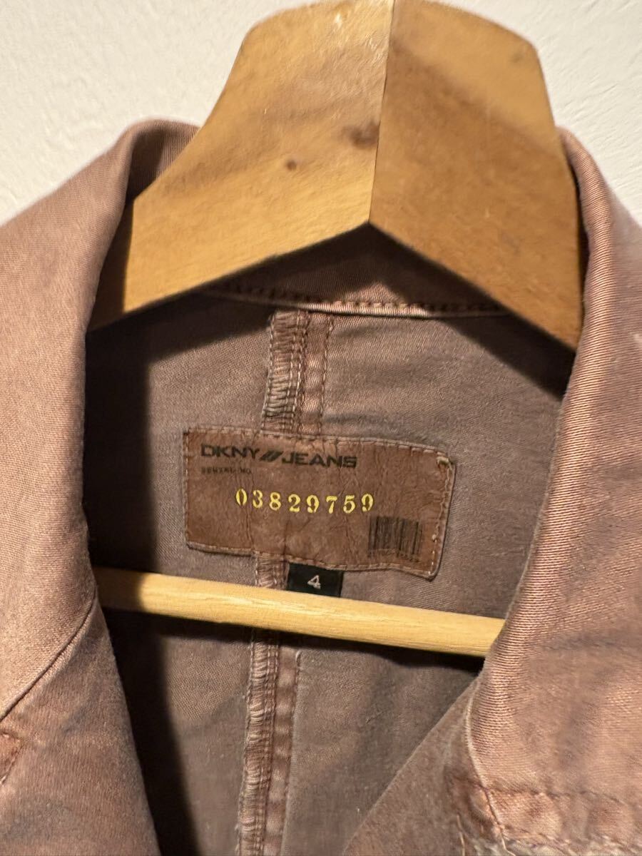 00’s初期DKNYフィード加工デザイン ジャケット　４_画像3