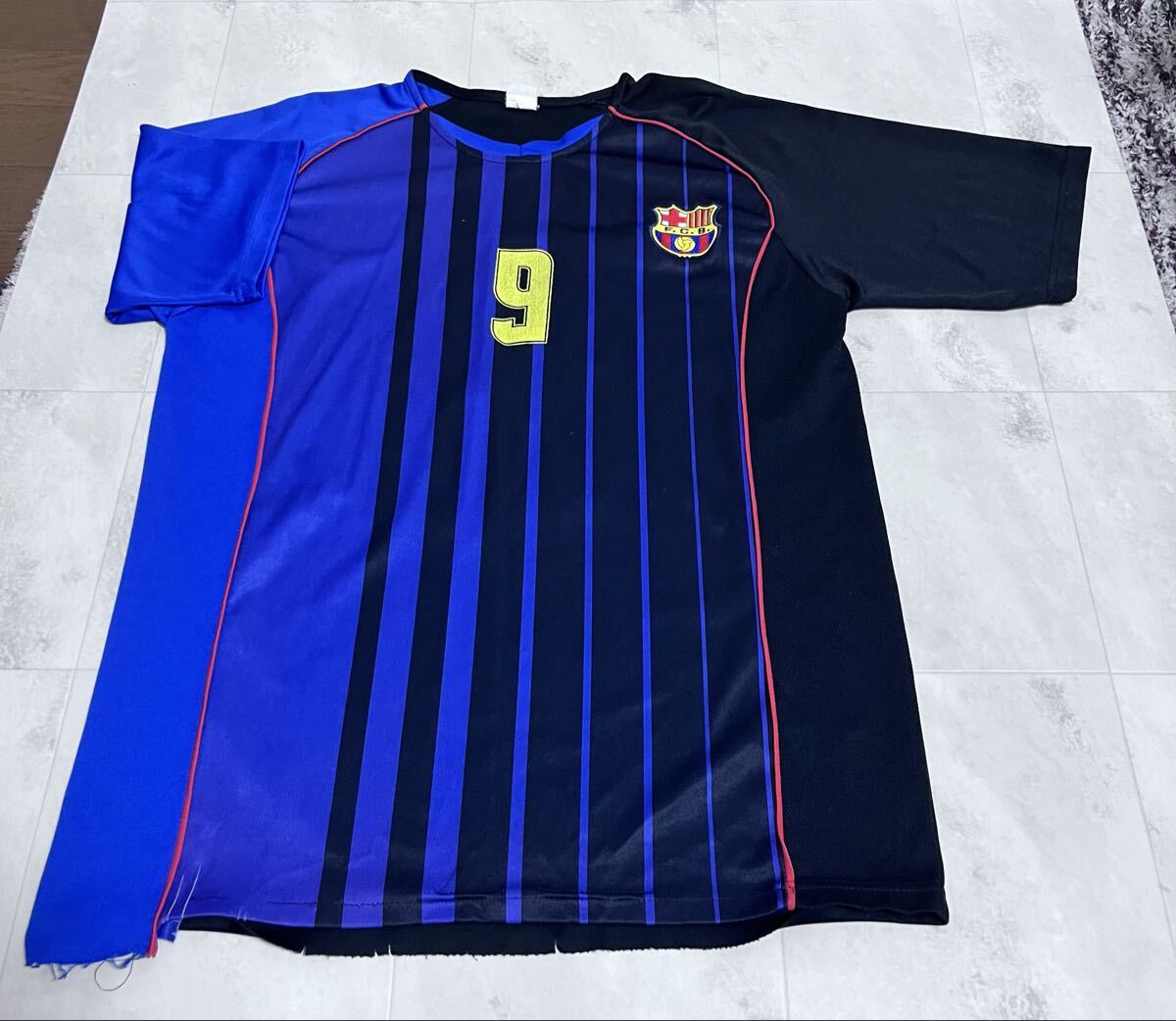 FC Barcelona футболка 04 05 season темно-синий  FC Barcelona футболка 04 05 season темно-синий