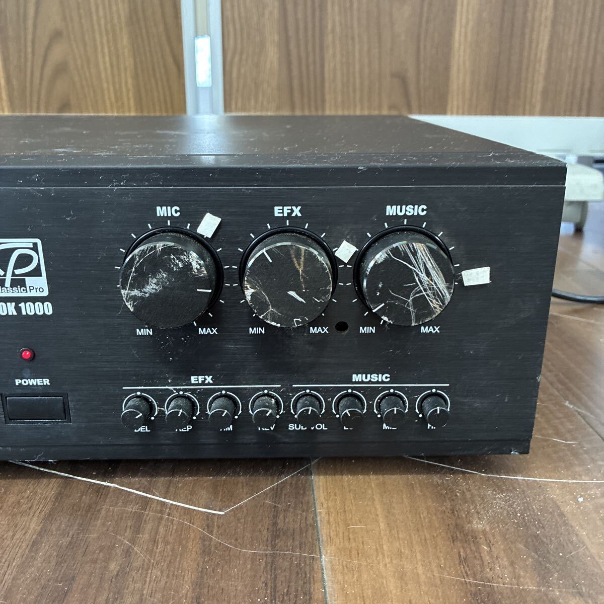 通電OK ★ ジャンク KOK1000 Classic Pro クラシックプロ Professional karaoke amplifier アンプ カラオケ 102833y_画像3