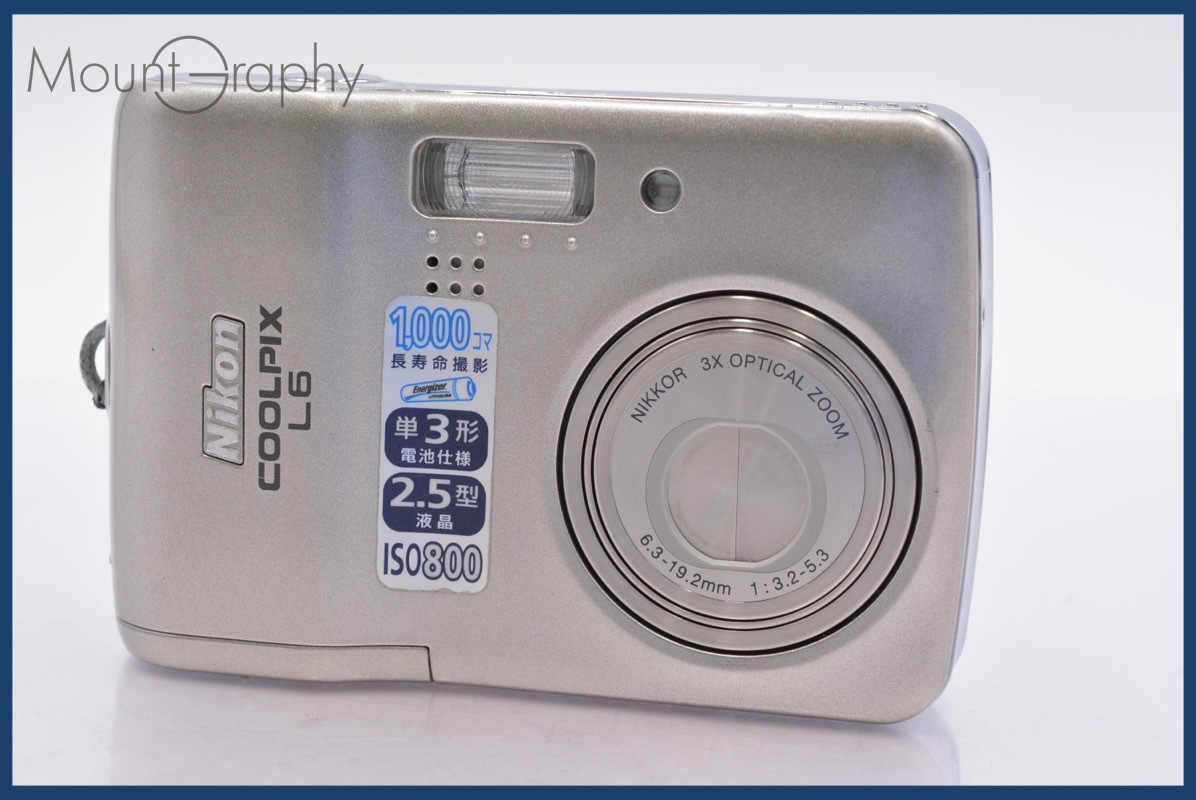 ★極上美品★ ニコン Nikon COOLPIX L6 単三電池仕様 ★完動★同梱可 #mj4065