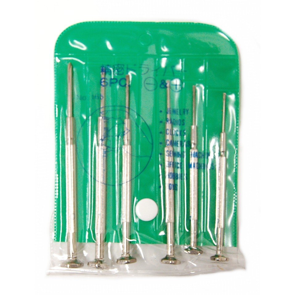 【vaps_5】精密ドライバー6本セット ビニール袋入り 165 送込_画像1