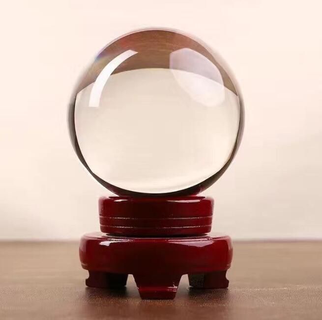人気品水晶玉 無色透明 60mm クリスタルボール マジック 風水グッズ インテリア 小物 クリスタルガラス 装飾 置物_画像1