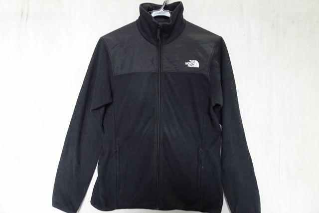 THE NORTH FACE/ザノースフェイス/NLW72104/マウンテンバーサマイクロジャケット/長袖/前ジップアップ/黒/ブラック/Lサイズ(10/21R7)_画像1