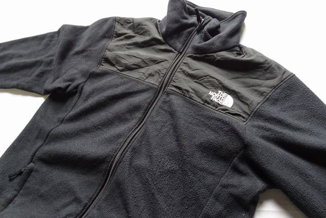 THE NORTH FACE/ザノースフェイス/NLW72104/マウンテンバーサマイクロジャケット/長袖/前ジップアップ/黒/ブラック/Lサイズ(10/21R7)_画像6