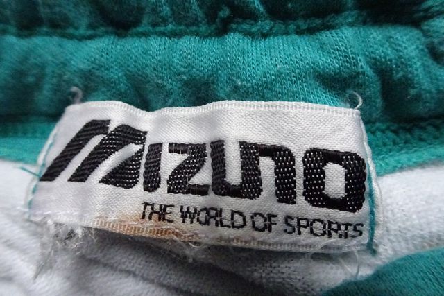 Mizuno/ミズノ/ブルマーパンツ/ショーツ/綿・ポリエステル混素材/ロゴプリント/バレブル/エメラルドグリーン(10/31R7)_画像4