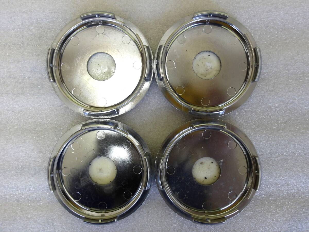 H2833 中古 4個 ワーク WORK EMOTION センターキャップ FLAT TYPE レッド エモーション_画像6