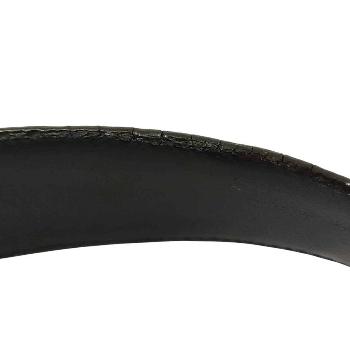 Chrome Hearts クロムハーツ BLT OTJ フィリグリー レザー ベルト ギャラ有 36 ブラック/シルバー_画像7