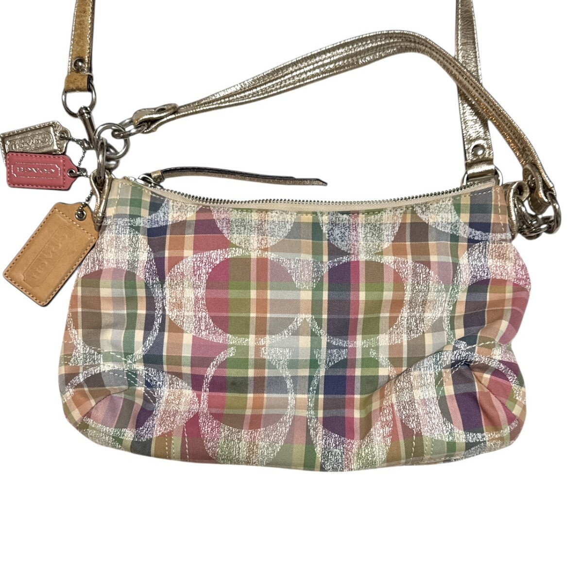 コーチ 2way ショルダーバッグ バッグ シグネチャー キャンバス レザー まとめて 3個 25J30_画像3