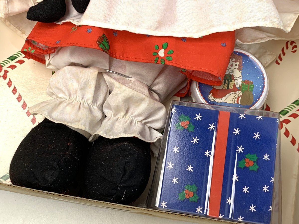 【中古品】Raggedy Ann&Andy 人形 ラガディ アン アンディ クラシック ドール Limited Holiday Edition st10-105_画像7