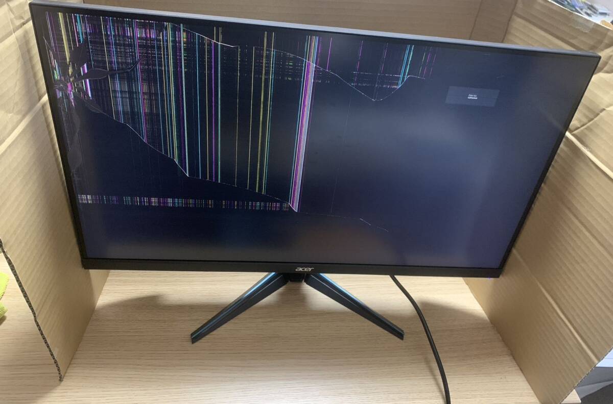 J ★ジャンク品 acer VG280K bmiipx 28インチ 液晶デ ィスプレイ 2023年製 4K ゲーミング モニター IPSパネル エイサー★_画像5