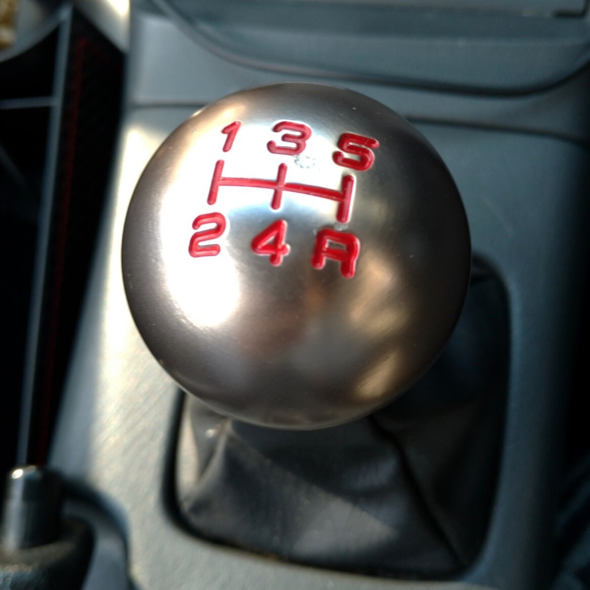 【送料込み】ホンダ　純正風　5速用　アルミシフトノブ【新品未使用】_画像1