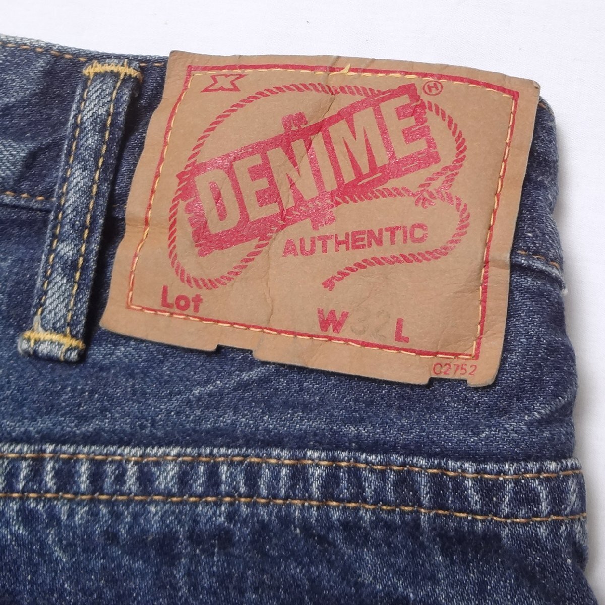 ドゥニーム 606type スリムデニム D16SS021 Denime 日本製 ジーンズ 裾上げ無料 W32インチ 爆買_画像8