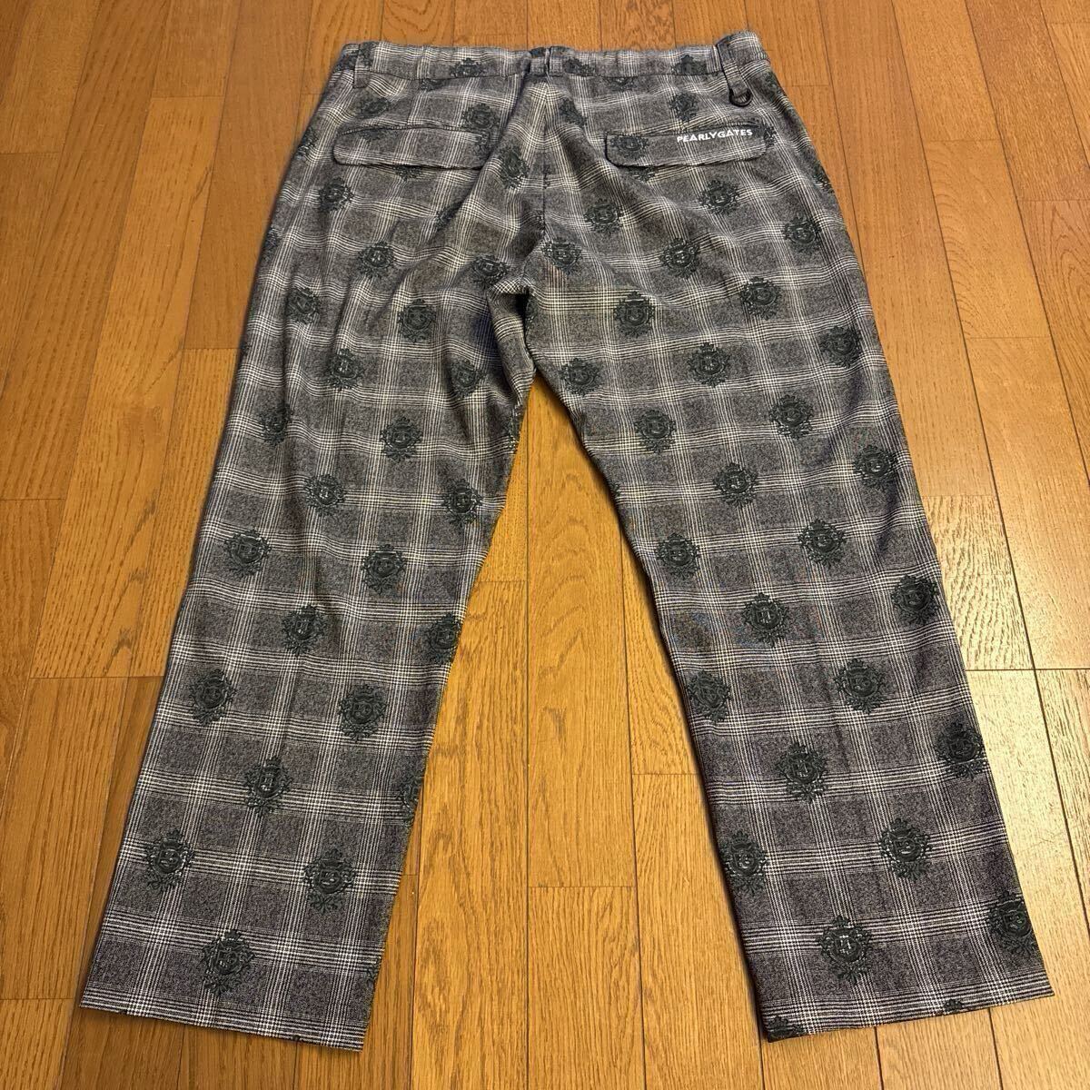 パーリーゲイツ！チェックパンツ！84〜88！大きめの男性向け！神秘未使用タグ付き！100円スタート！_画像5