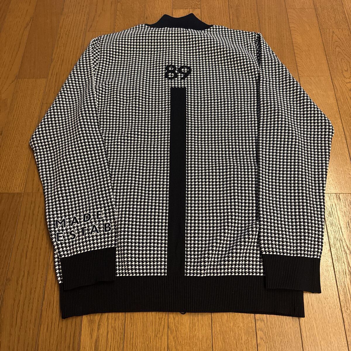 パーリーゲイツ！ PEARLY GATES！ チェック柄ブルゾン！L！大きめの男性に！100円スタート！_画像5