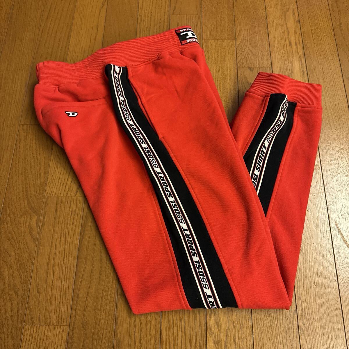 ディーゼル!DIESEL SPORT! 楽ちんセットアップ! 赤!L!大きめの男性向け!新品未使用タグ付き!100円スタート!_画像7