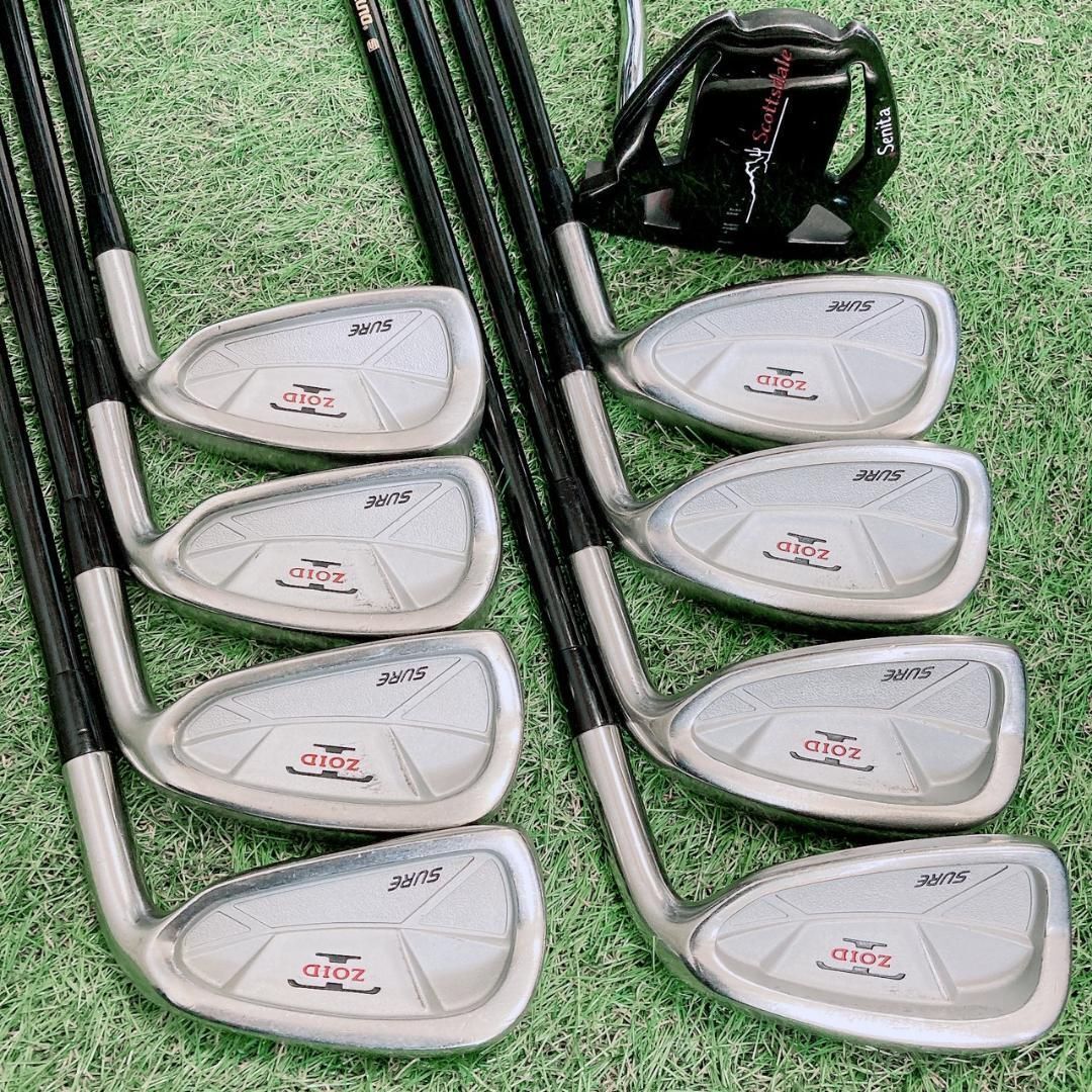 ゴルフクラブセット MIZUNO ミズノ BR-X 12本 初心者 フレックスR カーボンシャフト 男性 右利き T-ZOID_画像7