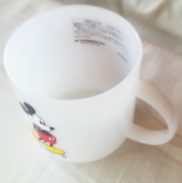 ☆★送料無料!!新品！ディズニー 耐熱ガラスマグカップ ミッキーマウス ホワイト★☆_画像8