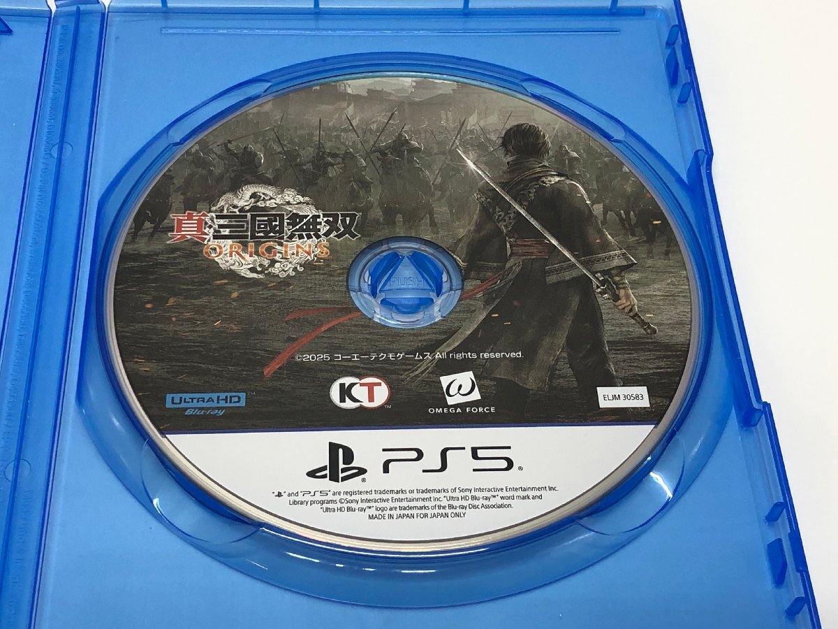 PlayStation5 真・三國無双 ORIGINS オリジン PS5 プレステ5 【ゆうパケット送料無料】※ケースに汚れ/イタミ有り☆良品☆ [25-1003-2T6]_画像6