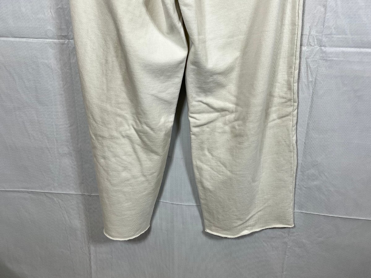 ANCELLM アンセルム DYED SWEAT PANTS 型番:ANC-PT55 サイズ:2 ホワイト スウェットパンツ ☆良品☆[65-0614-E2]_画像5