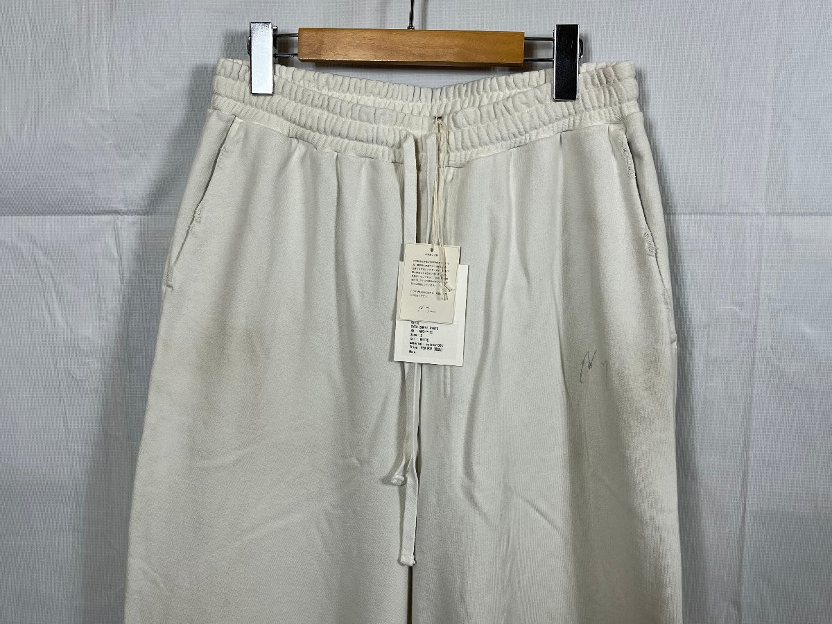 ANCELLM アンセルム DYED SWEAT PANTS 型番:ANC-PT55 サイズ:2 ホワイト スウェットパンツ ☆良品☆[65-0614-E2]_画像2