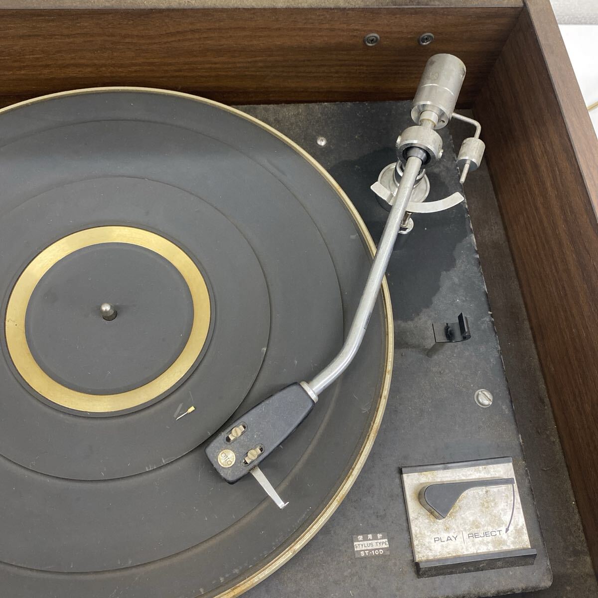 refle● 動作未確認　SANYO OTTO DC-51PL サンヨー オットー ターンテーブル　針折れ　ベルトドライブプレイヤー　部品取り　ジャンク　_画像2