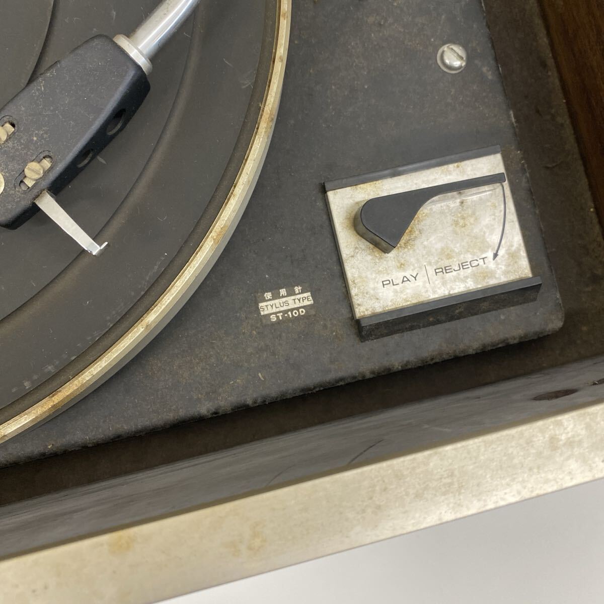 refle● 動作未確認　SANYO OTTO DC-51PL サンヨー オットー ターンテーブル　針折れ　ベルトドライブプレイヤー　部品取り　ジャンク　_画像4