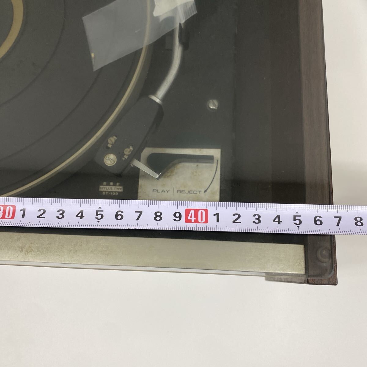 refle● 動作未確認　SANYO OTTO DC-51PL サンヨー オットー ターンテーブル　針折れ　ベルトドライブプレイヤー　部品取り　ジャンク　_画像5
