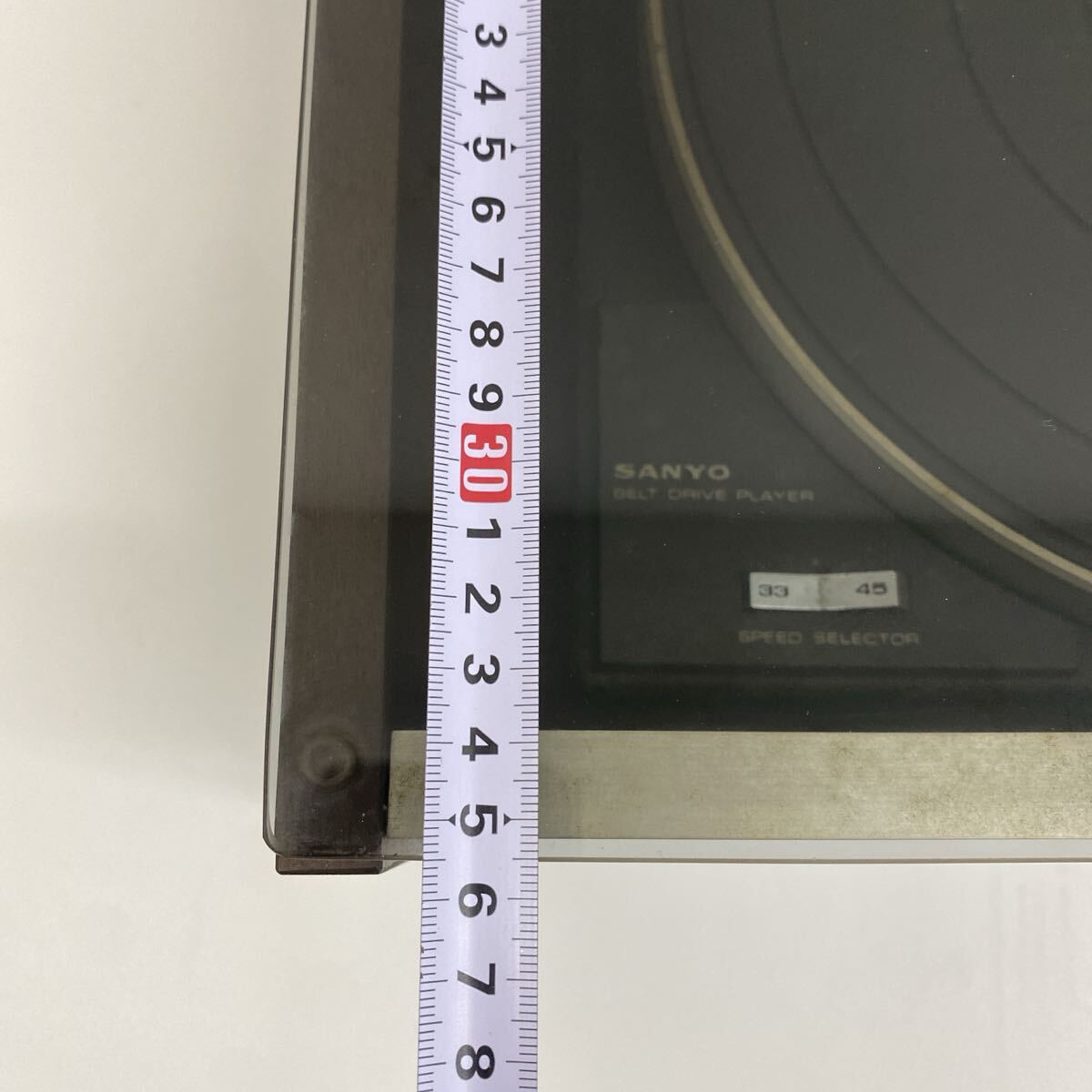 refle● 動作未確認　SANYO OTTO DC-51PL サンヨー オットー ターンテーブル　針折れ　ベルトドライブプレイヤー　部品取り　ジャンク　_画像6