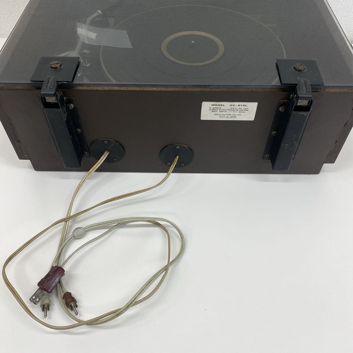 refle● 動作未確認　SANYO OTTO DC-51PL サンヨー オットー ターンテーブル　針折れ　ベルトドライブプレイヤー　部品取り　ジャンク　_画像8