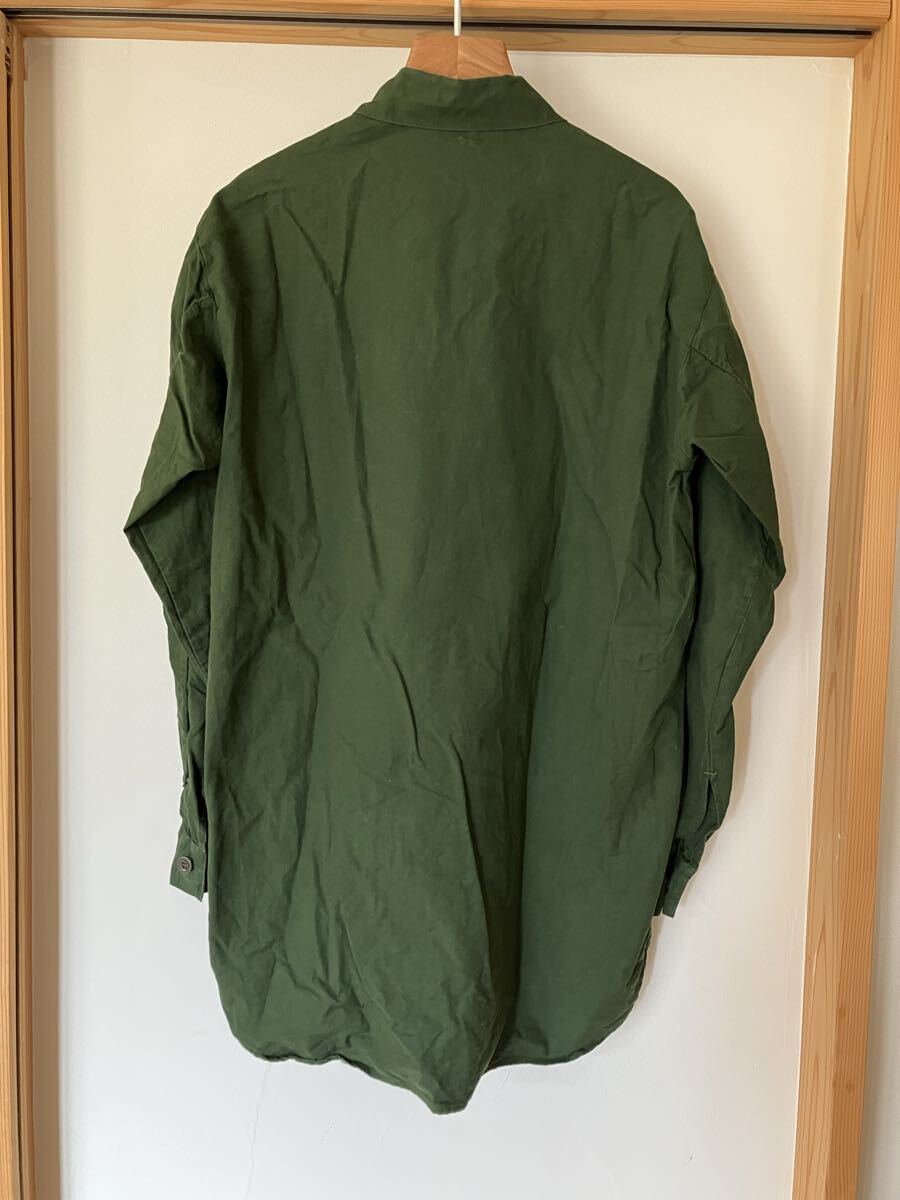 送料無料 スウェーデン軍 Ｍ-55 プルオーバーシャツ サイズ41 ユーロ古着_画像2