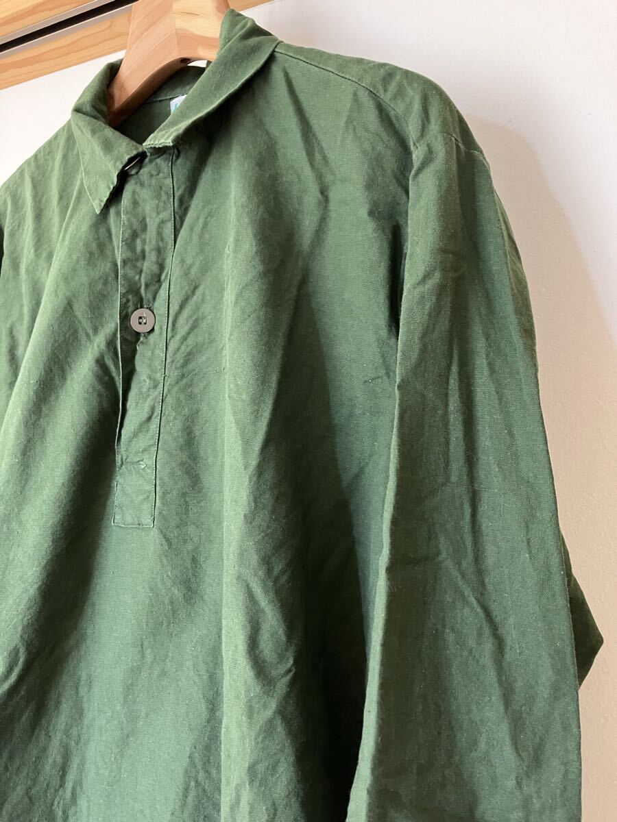 送料無料 スウェーデン軍 Ｍ-55 プルオーバーシャツ サイズ41 ユーロ古着_画像3