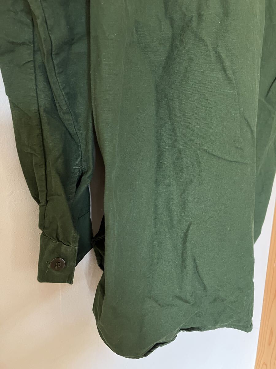 送料無料 スウェーデン軍 Ｍ-55 プルオーバーシャツ サイズ41 ユーロ古着_画像6