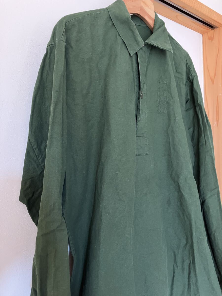 送料無料 スウェーデン軍 Ｍ-55 プルオーバーシャツ サイズ41 ユーロ古着_画像8