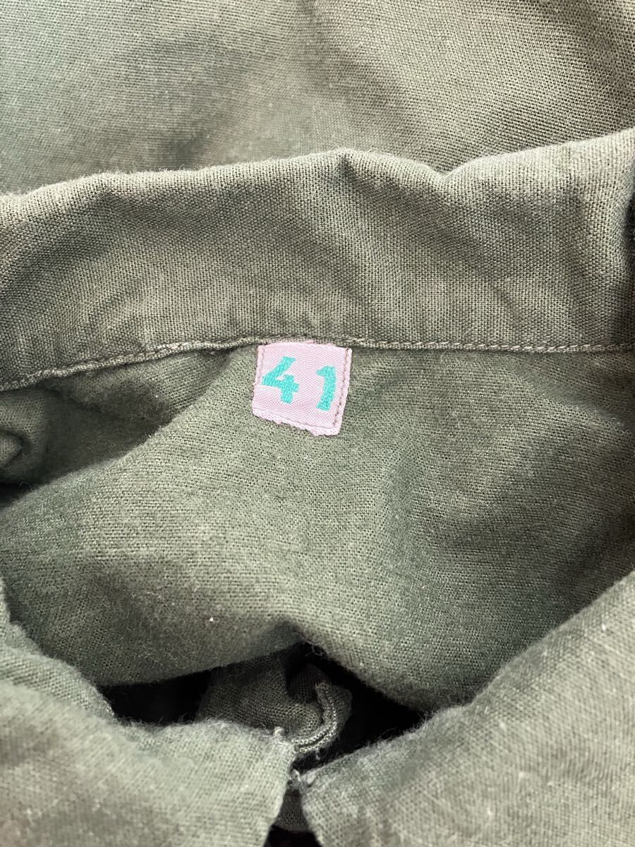 送料無料 スウェーデン軍 Ｍ-55 プルオーバーシャツ サイズ41 ユーロ古着_画像10