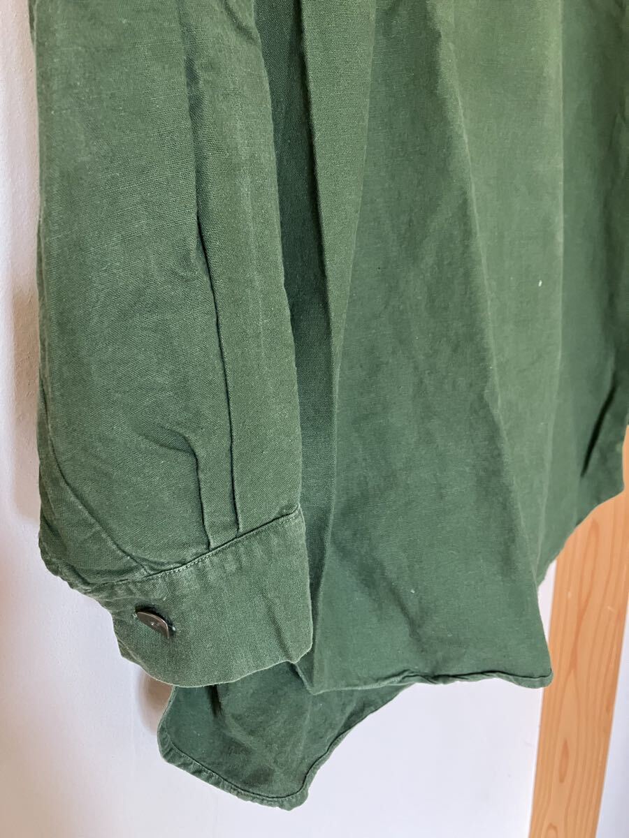 送料無料 スウェーデン軍 Ｍ-55 プルオーバーシャツ サイズ39 ミリタリー ユーロ古着_画像3