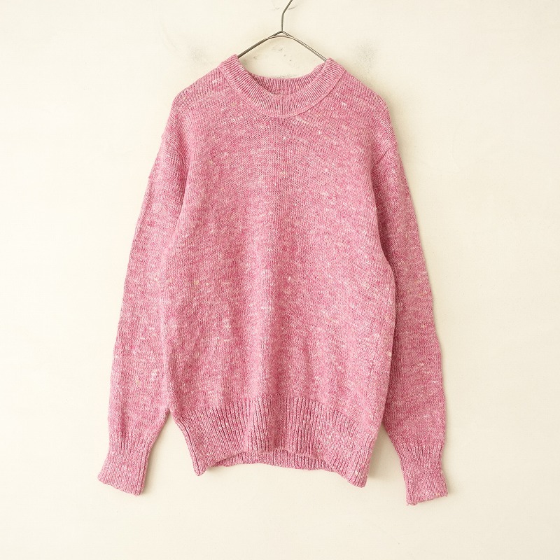 [ обычная цена 6 десять тысяч ]45R four ti пять a-ru*linen небо .. 908k дракон шея *3 розовый тянуть over свитер (25-2509-186)[10J52]