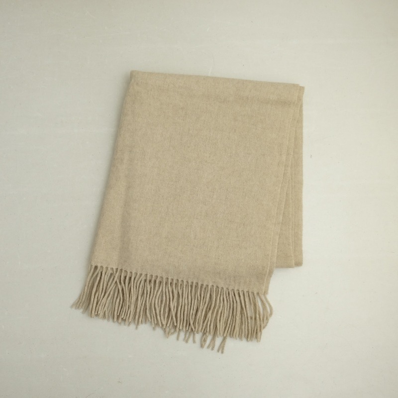 【定価1.7万】ハネダ×ゴビ HANEDA ×GOBI *オーガニックカシミヤストール*ショールベージュ羽田空港限定0925(st7-2509-95)【10J52】_画像1