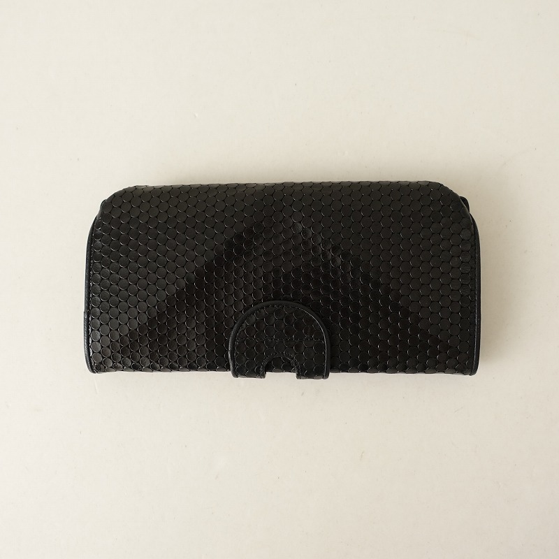 【定価4.1万】ヒロコハヤシ HIROKO HAYASHI *CARDINALE 長財布*ブラック(ac30-2509-46)【50J52】_画像2