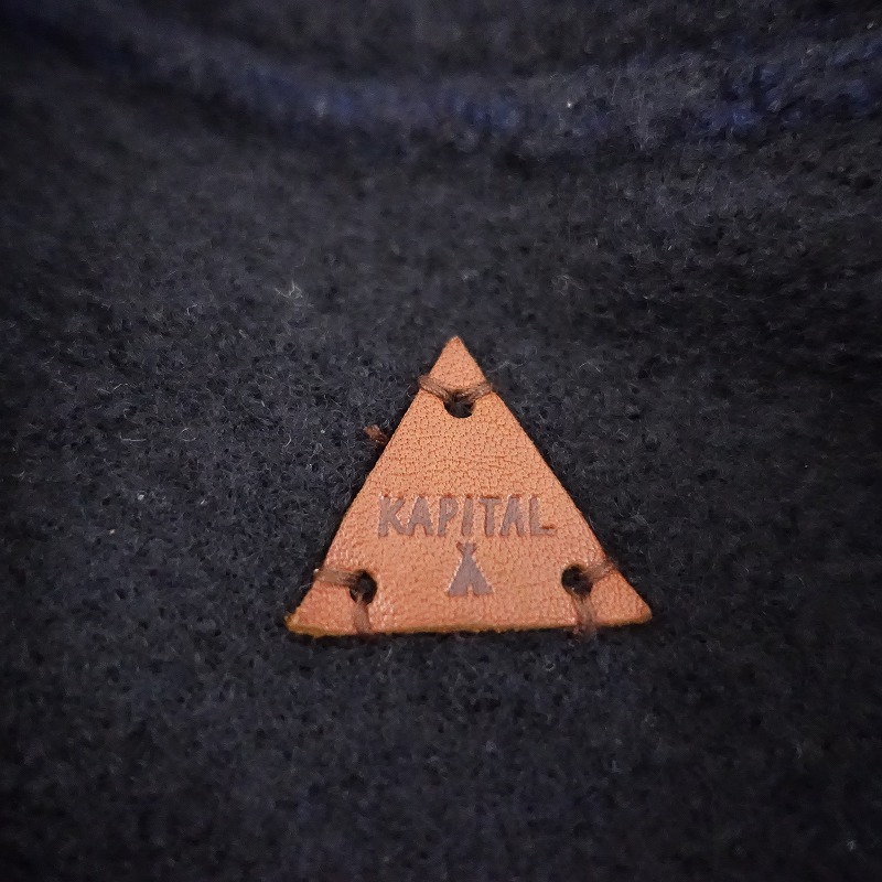 キャピタル KAPITAL *ウールダブルボタンジャケット*1/Sネイビー系ボルドー(jk33-2412-403)【41A52】_画像9