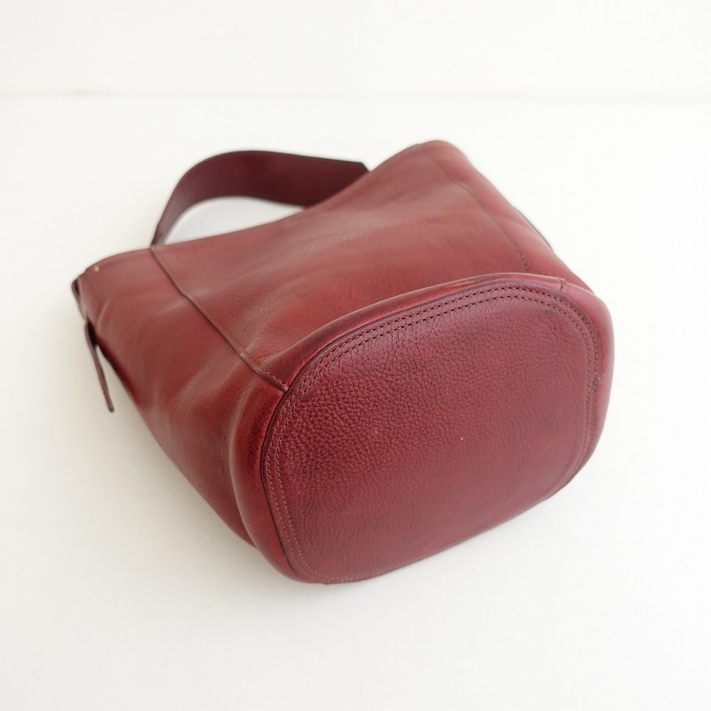 ゲンテン genten *Tosca Nobleワンショルダーバッグ バケツ型*肩掛けブラウンレザー牛革かばん(ba11-2501-36)【62A52】_画像3